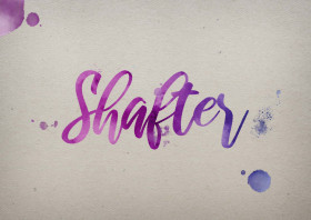 Shafter Watercolor Name DP