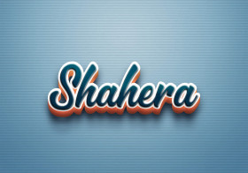 Cursive Name DP: Shahera