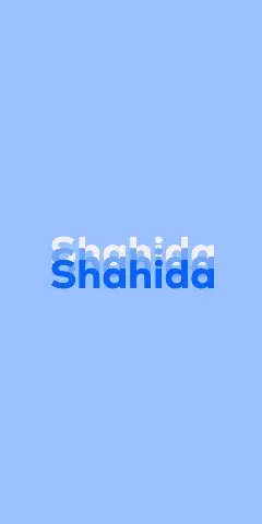 Name DP: Shahida