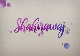 Shahnawaj Watercolor Name DP
