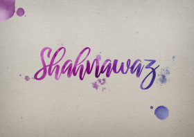Shahnawaz Watercolor Name DP