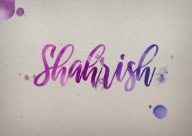Shahrish Watercolor Name DP
