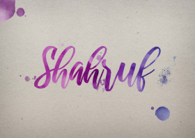 Shahruf Watercolor Name DP