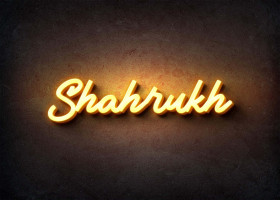 Glow Name Profile Picture for Shahrukh