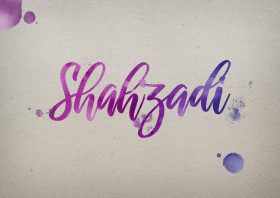 Shahzadi Watercolor Name DP