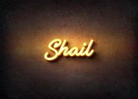 Glow Name Profile Picture for Shail