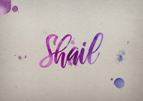 Shail Watercolor Name DP