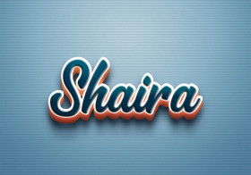 Cursive Name DP: Shaira
