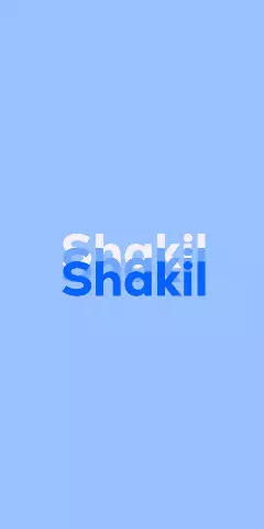 Shakil Name Wallpaper