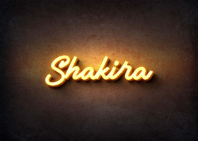 Glow Name Profile Picture for Shakira