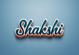 Cursive Name DP: Shakshi