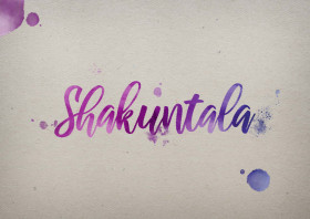 Shakuntala Watercolor Name DP
