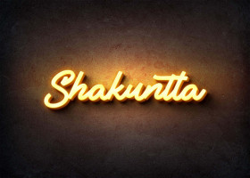 Glow Name Profile Picture for Shakuntla