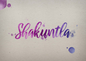 Shakuntla Watercolor Name DP