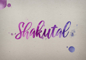 Shakutal Watercolor Name DP