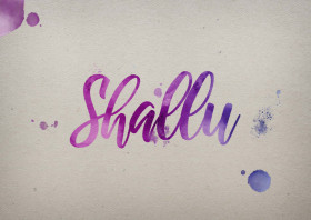 Shallu Watercolor Name DP