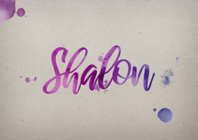 Shalon Watercolor Name DP