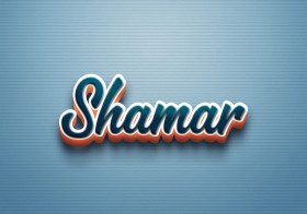 Cursive Name DP: Shamar