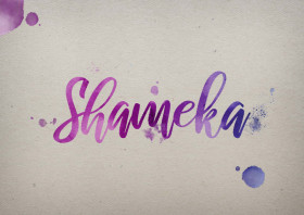 Shameka Watercolor Name DP