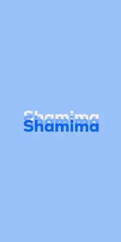 Name DP: Shamima