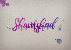 Shamshad Watercolor Name DP