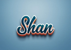 Cursive Name DP: Shan