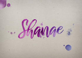 Shanae Watercolor Name DP