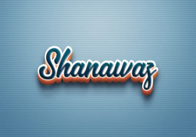 Cursive Name DP: Shanawaz