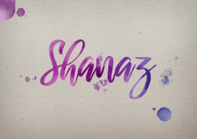 Shanaz Watercolor Name DP