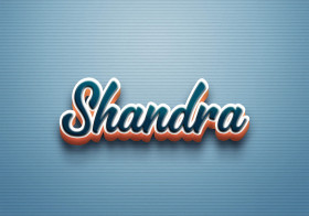 Cursive Name DP: Shandra