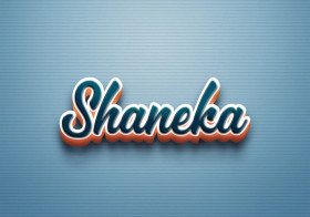Cursive Name DP: Shaneka