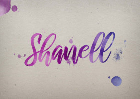 Shanell Watercolor Name DP