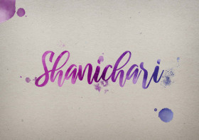 Shanichari Watercolor Name DP