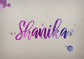 Shanika Watercolor Name DP