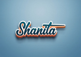 Cursive Name DP: Shanita