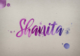 Shanita Watercolor Name DP
