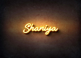 Glow Name Profile Picture for Shaniya