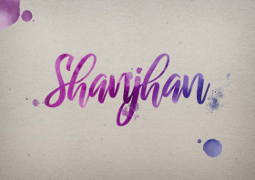 Shanjhan Watercolor Name DP