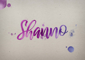 Shanno Watercolor Name DP