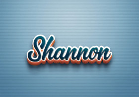 Cursive Name DP: Shannon