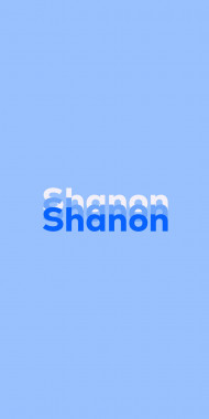Name DP: Shanon