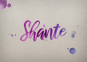 Shante Watercolor Name DP