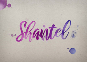 Shantel Watercolor Name DP