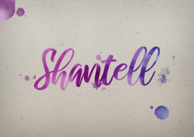 Shantell Watercolor Name DP