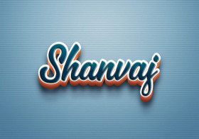 Cursive Name DP: Shanvaj