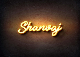 Glow Name Profile Picture for Shanvaj
