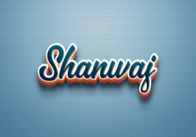 Cursive Name DP: Shanwaj