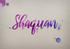 Shaquan Watercolor Name DP