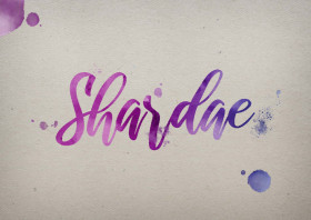 Shardae Watercolor Name DP