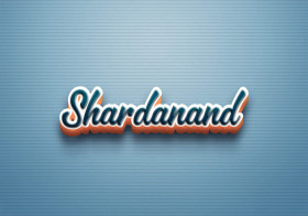 Cursive Name DP: Shardanand